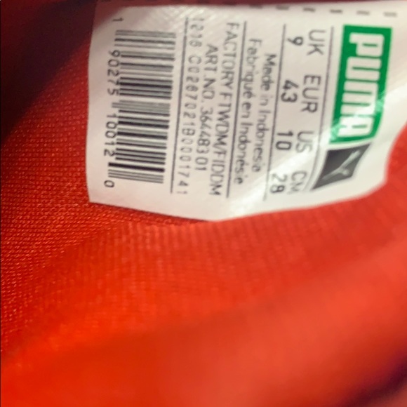 Puma Clyde red suede shoes 🎒🚨🎯 - Picture 5 of 5